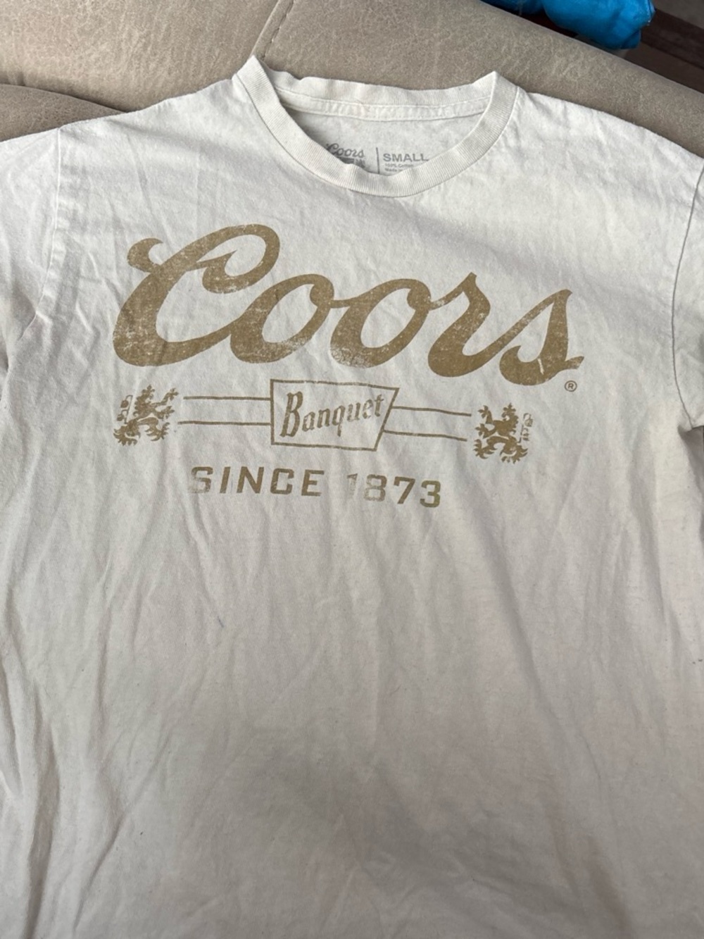Banquet White Graphic Tee - Small